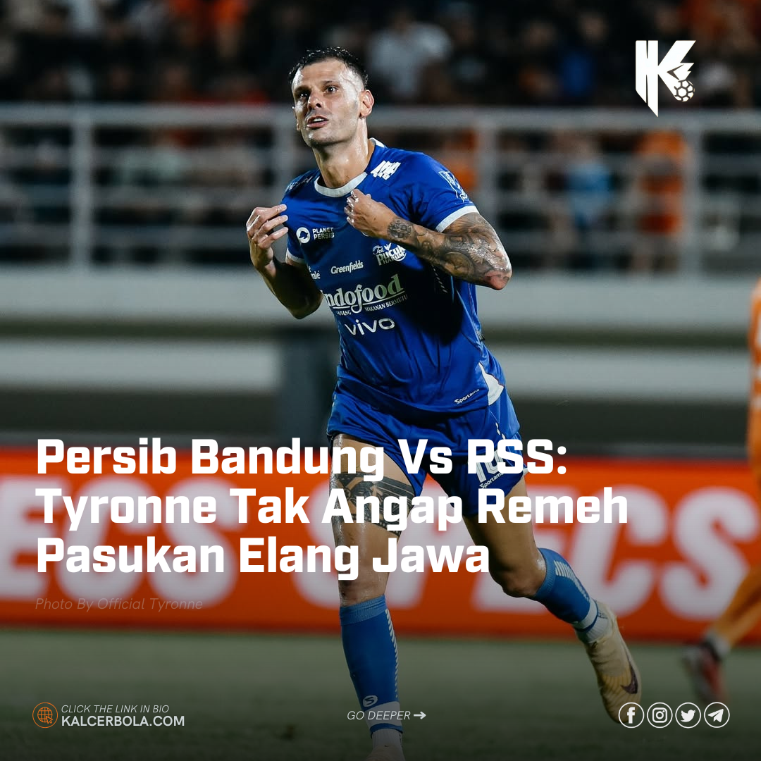 Persib Bandung Vs PSS: Tyronne Tak Angap Remeh Pasukan Elang Jawa