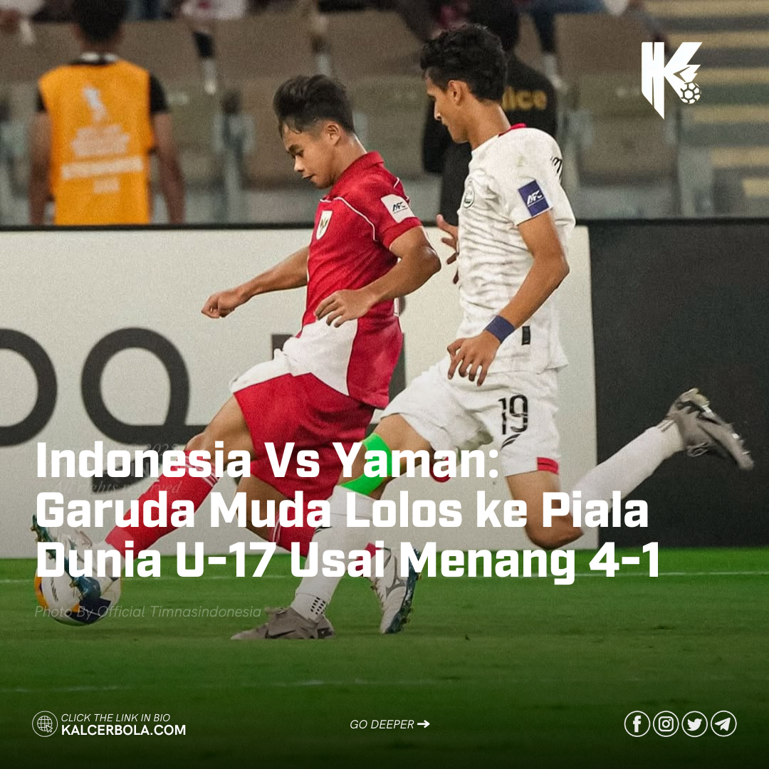 Indonesia Vs Yaman: Garuda Muda Lolos ke Piala Dunia U-17 Usai Menang 4-1