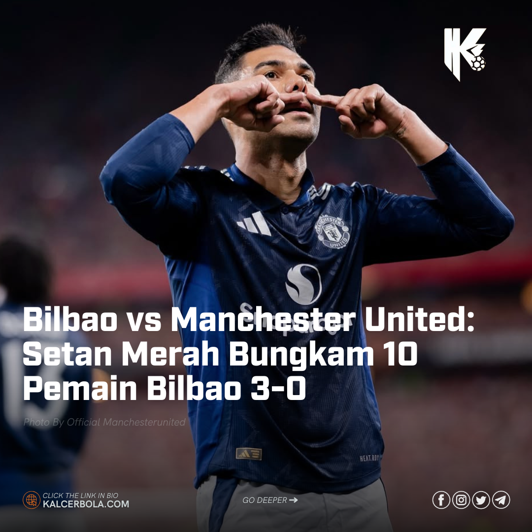 Bilbao vs Manchester United: Setan Merah Bungkam 10 Pemain Bilbao 3-0