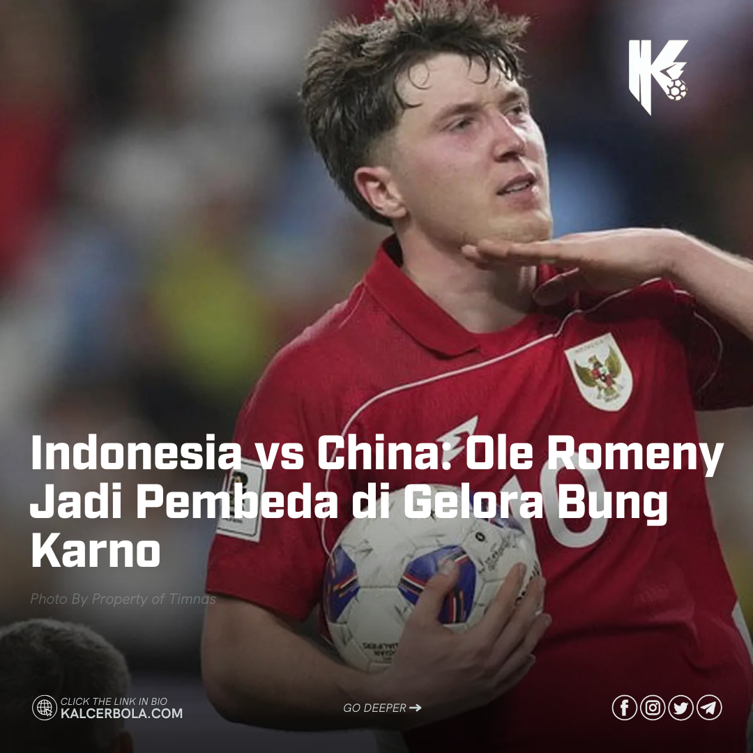 Indonesia vs China: Romeny Jadi Pembeda di GBK