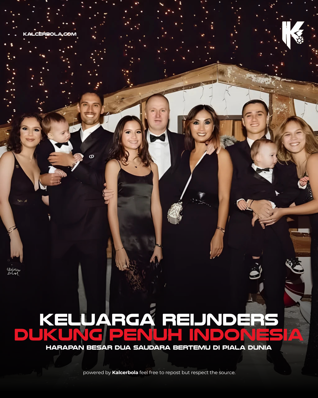 Keluarga Reijnders Total Dukung Timnas Indonesia ke Piala Dunia 2026