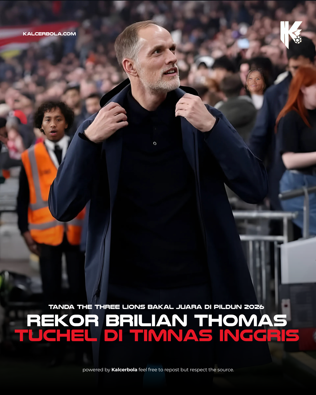 Rekor Thomas Tuchel Inggris Makin Kilap