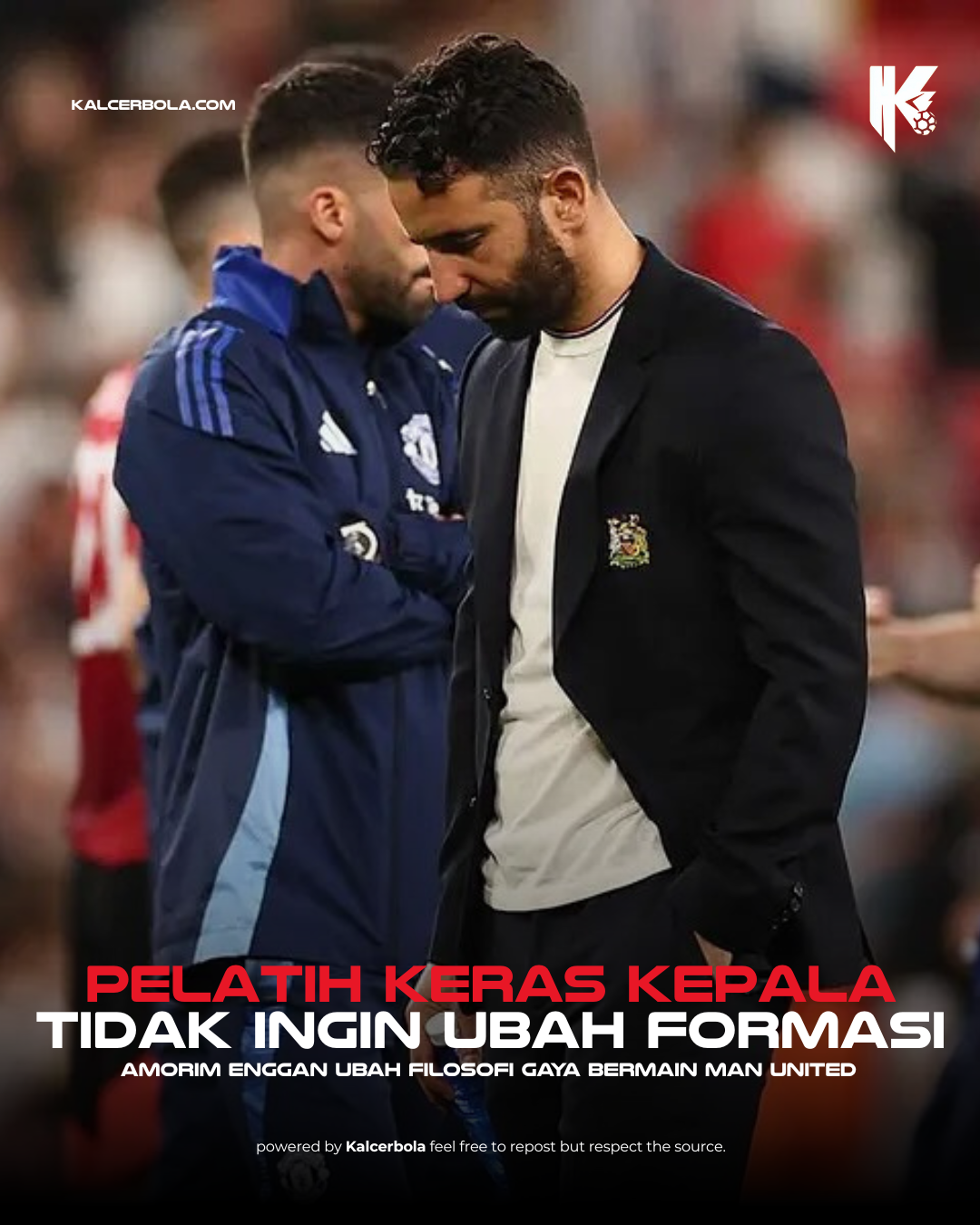 Ruben Amorim Enggan Ubah Filosofi Setelah Dikalahkan Manchester City 3-0