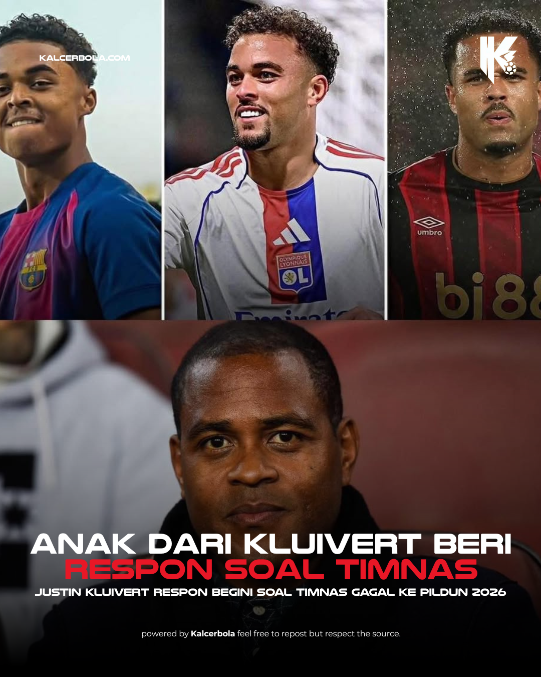 Justin Kluivert Respons Begini Soal Indonesia Gagal ke Piala Dunia 2026