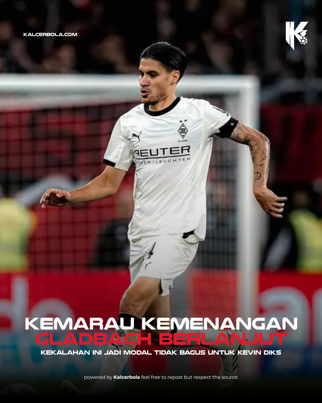 Kemarau Kemenangan Gladbach Berlanjut, Tidak Bagus untuk Kevin Diks