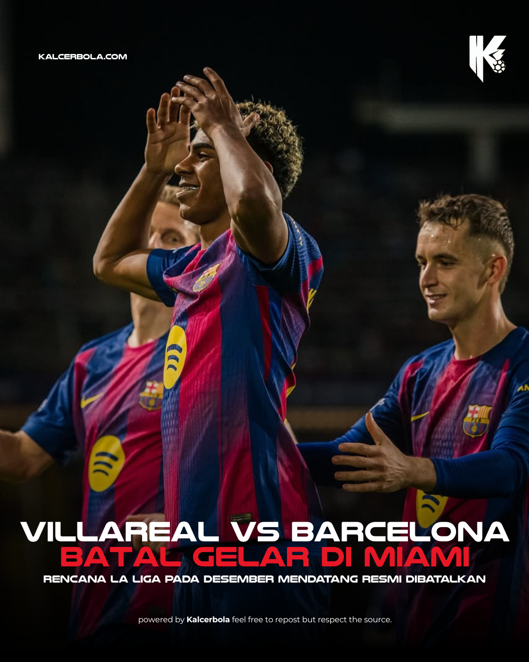 Villarreal Vs Barcelona Batal Main di Miami, LaLiga Dapat Kritik Tajam!