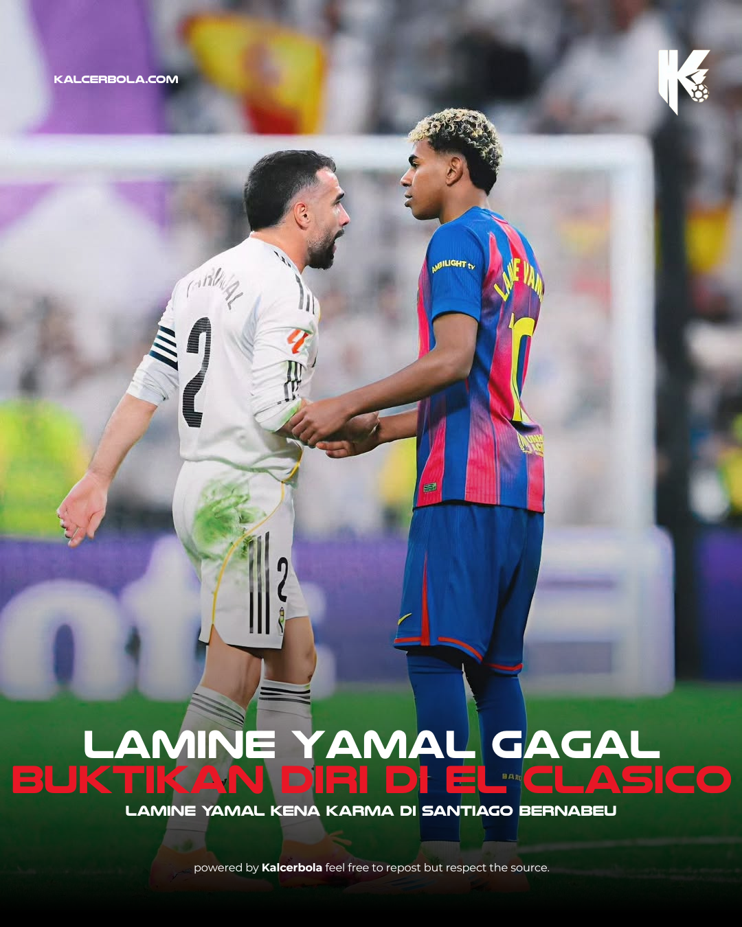 Lamine Yamal Kena Karma di Bernabéu, Gagal Bersinar di El Clásico!