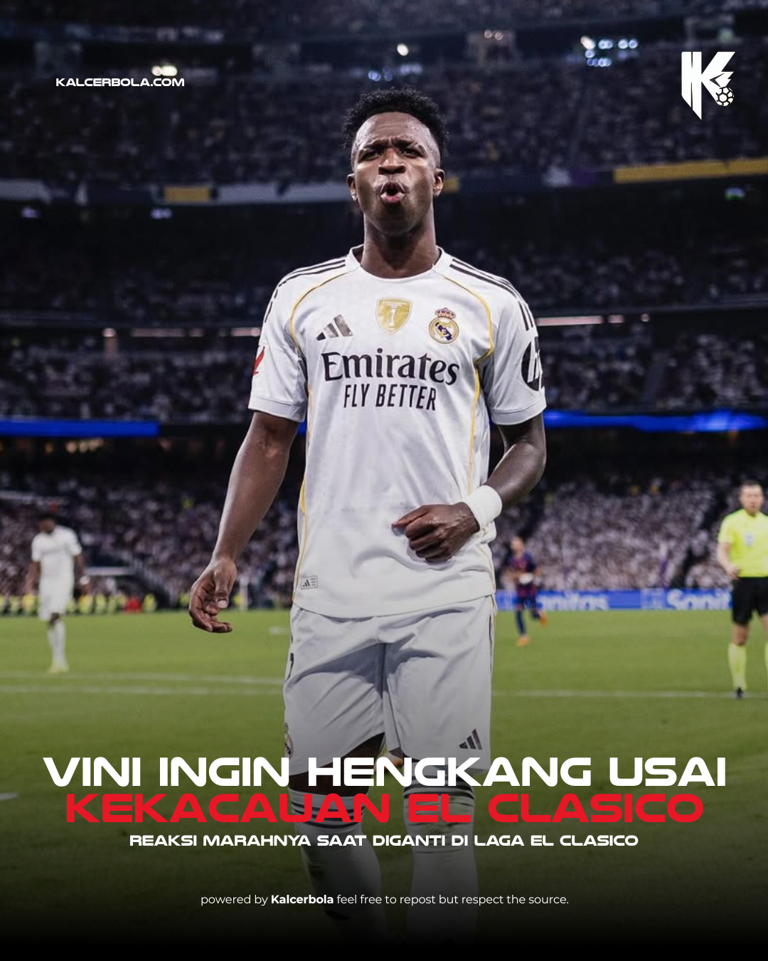Vinicius Jr Serius Pertimbangkan Hengkang dari Real Madrid Usai Kekacauan El Clasico!