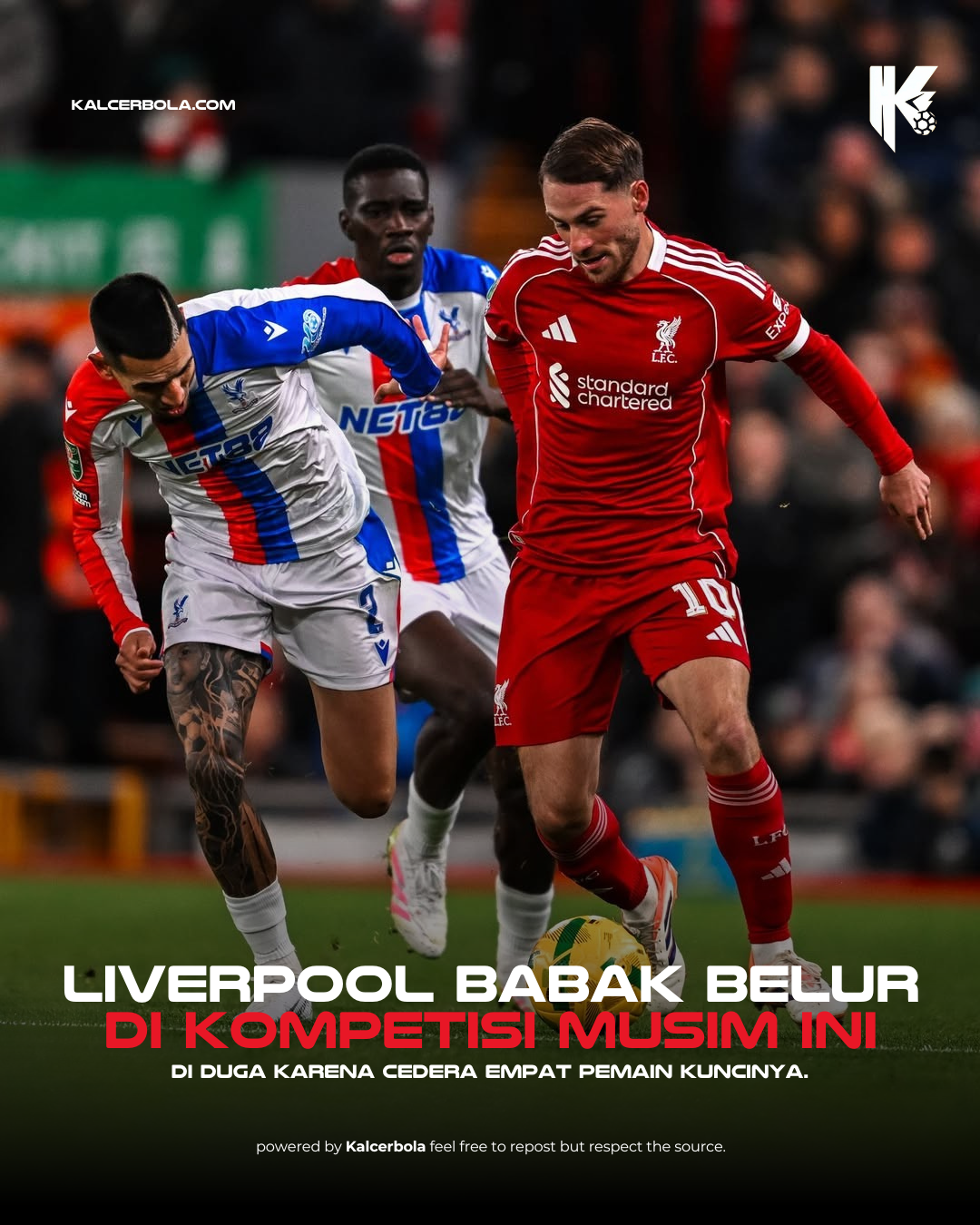 Liverpool Terpuruk! Kekalahan Telak Musim Ini Jadi Sinyal Bahaya