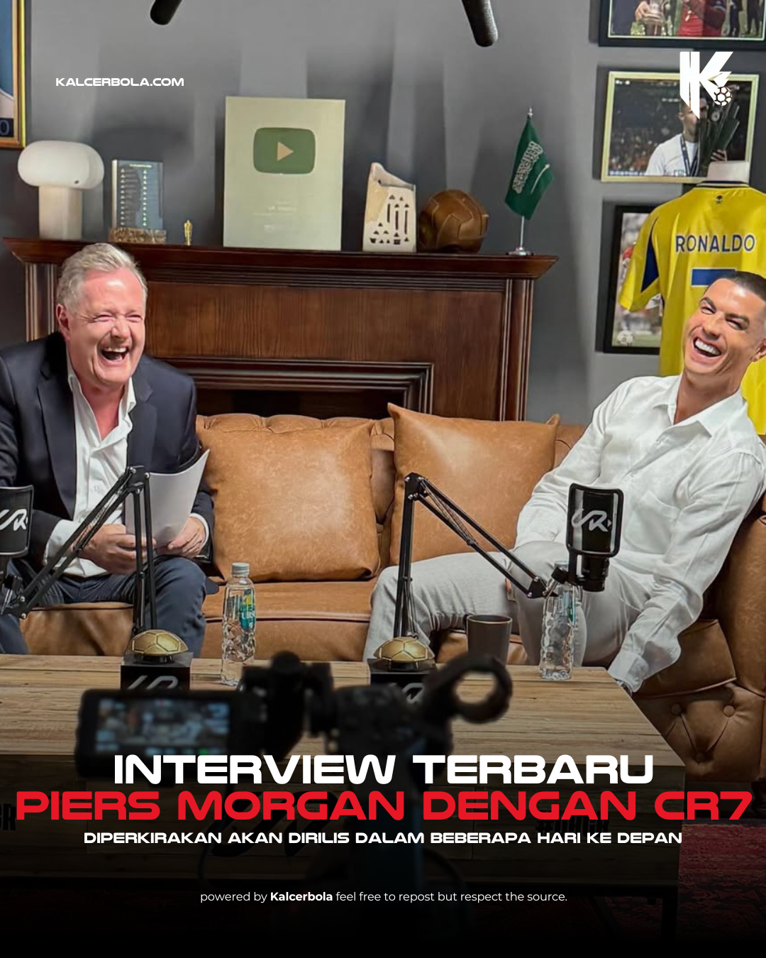 Piers Morgan Siap Rilis Wawancara Eksklusif Terbaru Bersama Cristiano Ronaldo Pekan Depan