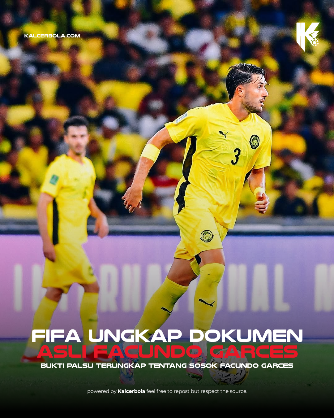 FIFA Ungkap Kakek Facundo Garcés Lahir di Argentina, Bukan Penang Malaysia!