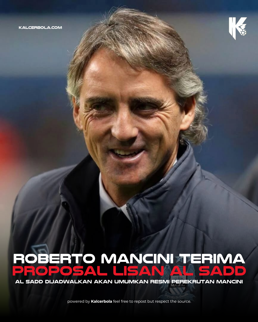 Roberto Mancini Terima Proposal Lisan dari Al Sadd