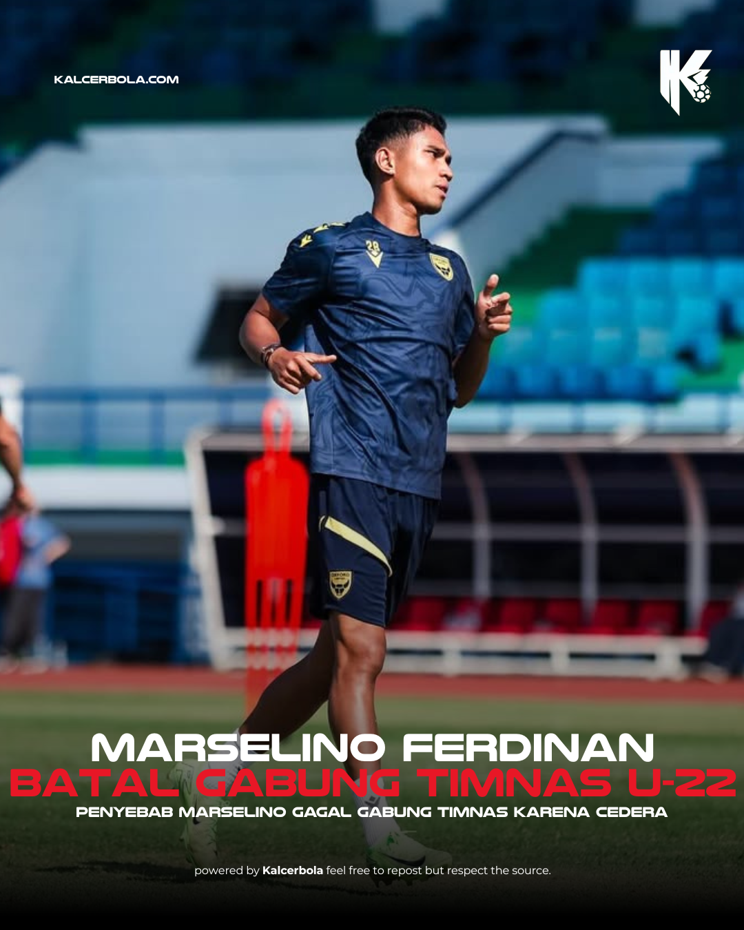 Marselino Ferdinan Batal Perkuat Timnas U-22