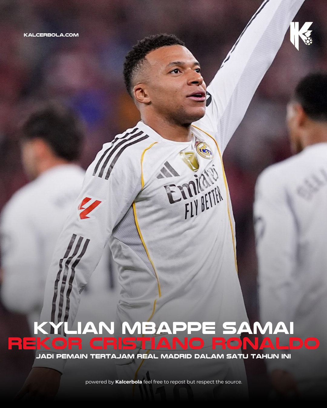 Mbappé Samai Rekor Ronaldo di Real Madrid