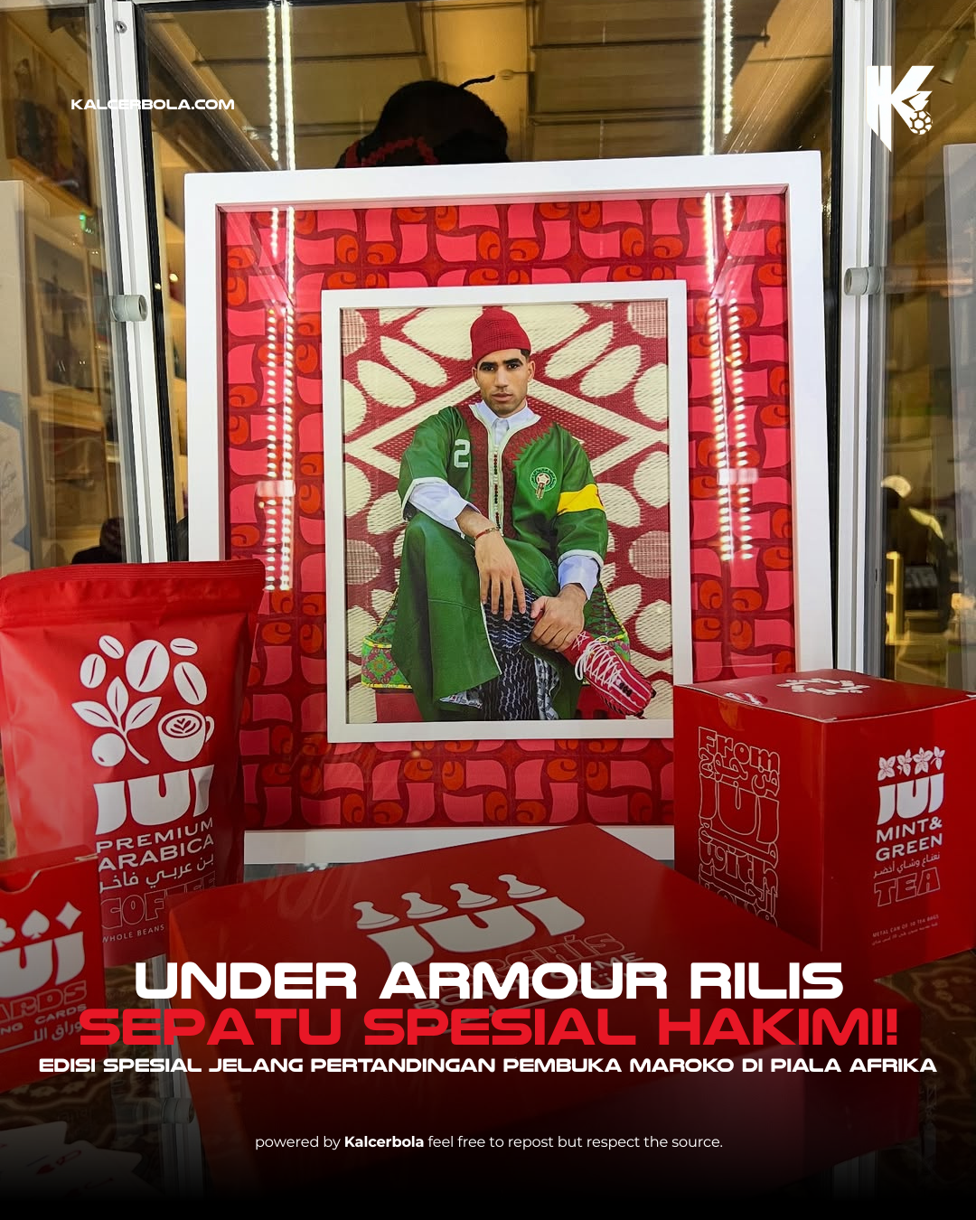 Under Armour Rilis Sepatu Spesial Achraf Hakimi