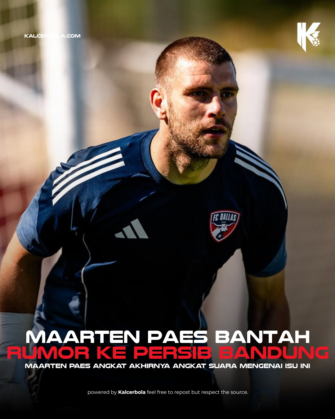 Maarten Paes Bantah Rumor Gabung Persib Bandung