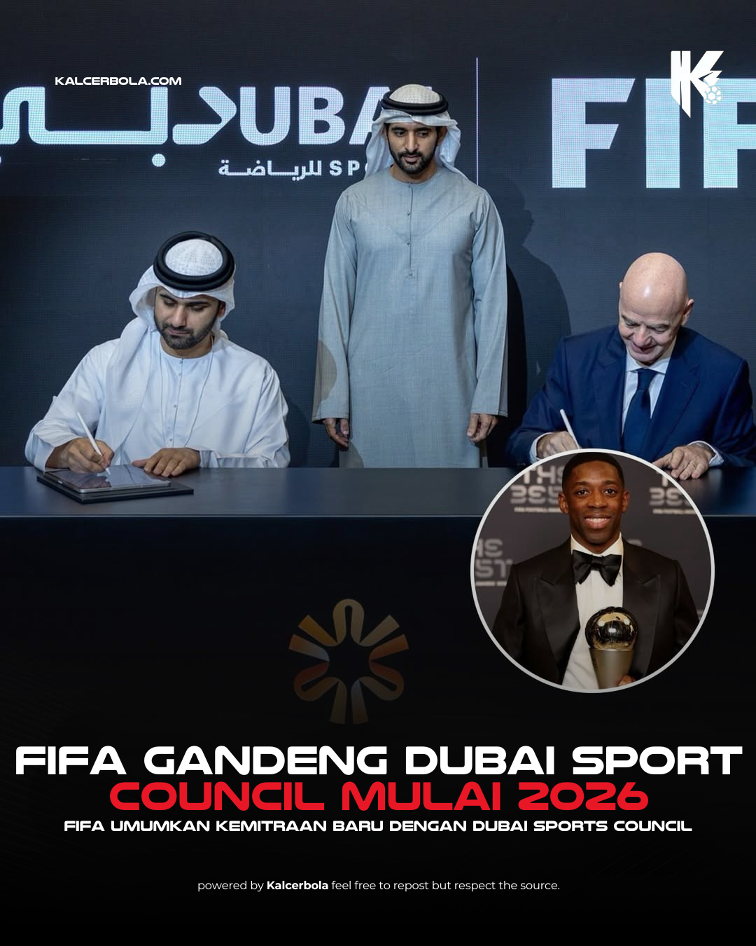 FIFA Gandeng Dubai Sports Council Mulai 2026