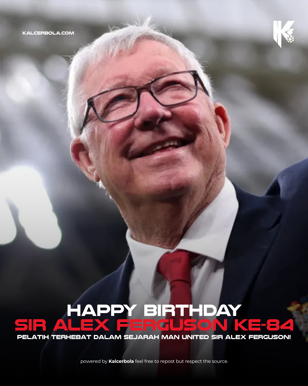 Sir Alex Ferguson Rayakan Ulang Tahun ke-84