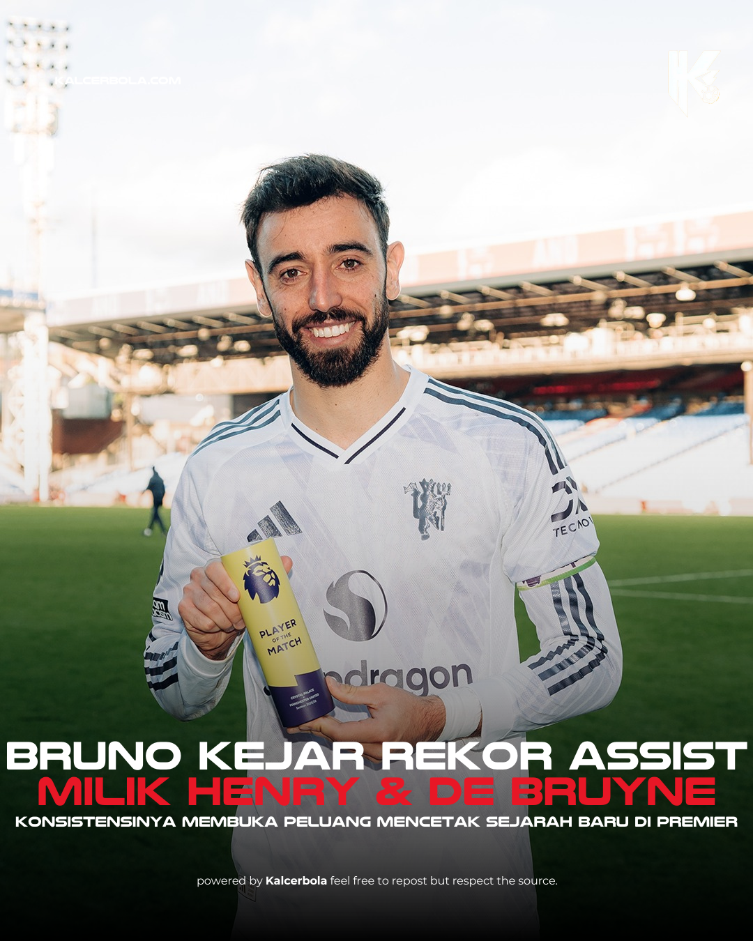 Fernandes Dekati Rekor Henry & De Bruyne