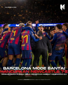 Barcelona Mengamuk! Hancurkan Newcastle 8-3 Agregat