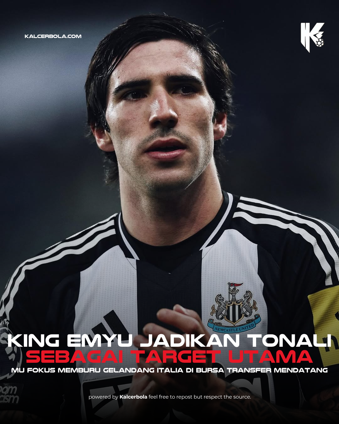 MU Jadikan Tonali Target Utama