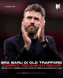 Carrick Ukir Sejarah di Old Trafford