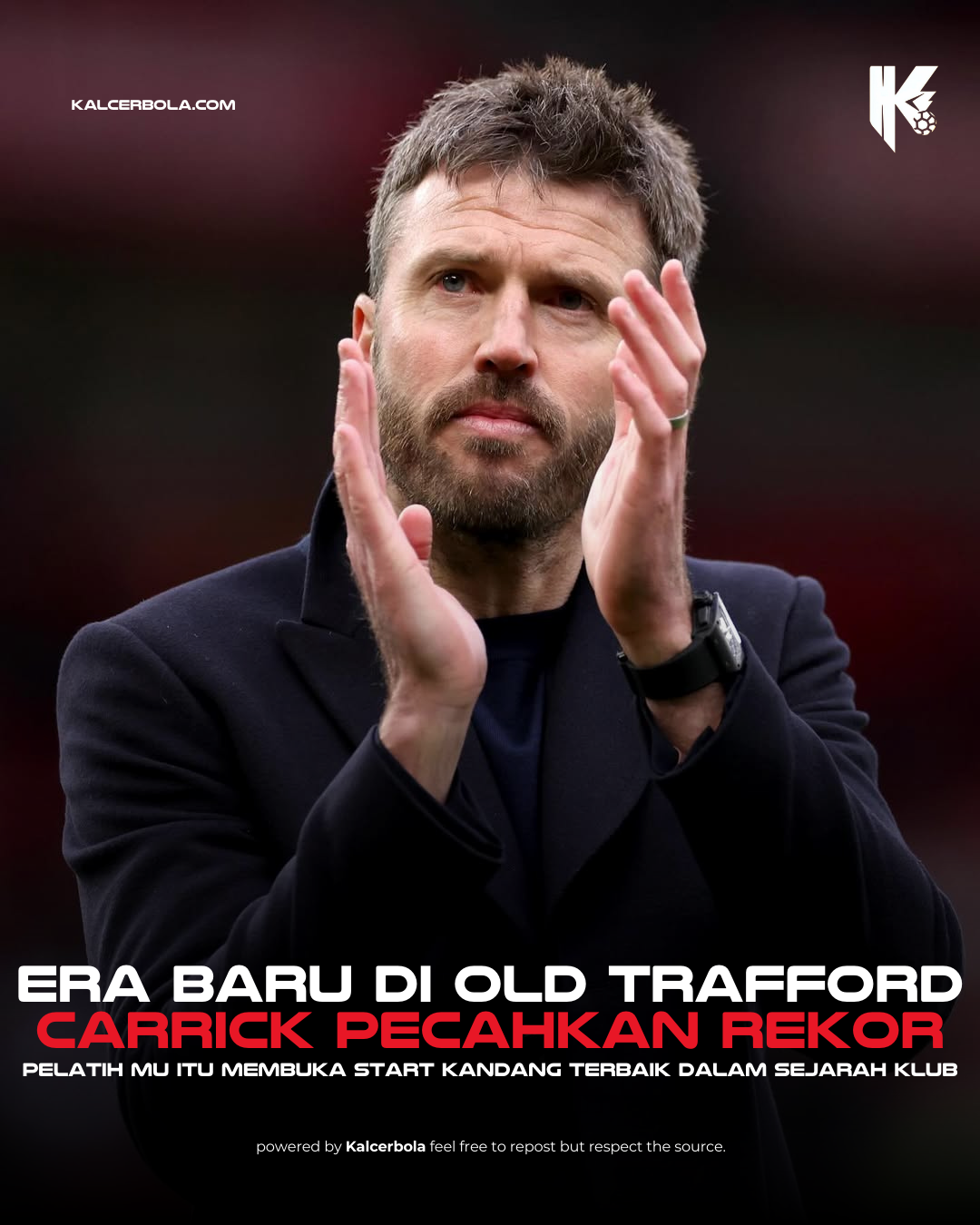 Carrick Ukir Sejarah di Old Trafford