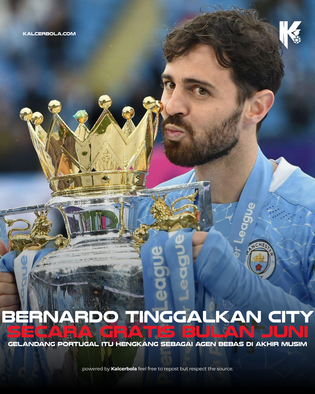 Bernardo Tinggalkan Man City Secara Gratis
