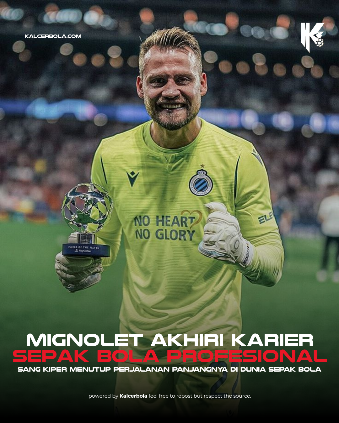 Mignolet Resmi Akhiri Karier Profesional