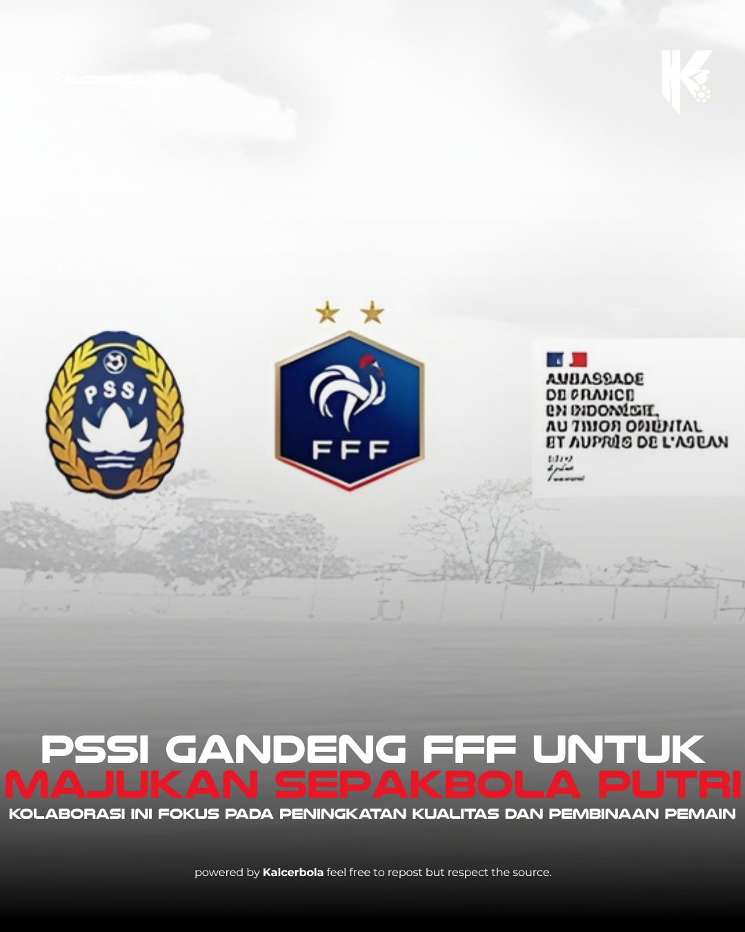 PSSI Gandeng FFF untuk Sepakbola Putri