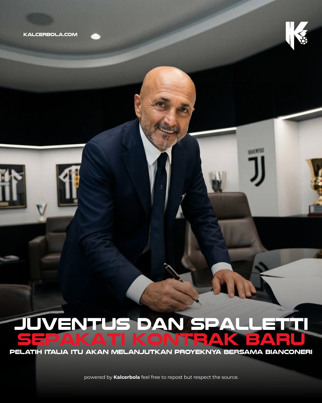 Juventus Sepakati Kontrak Baru Spalletti