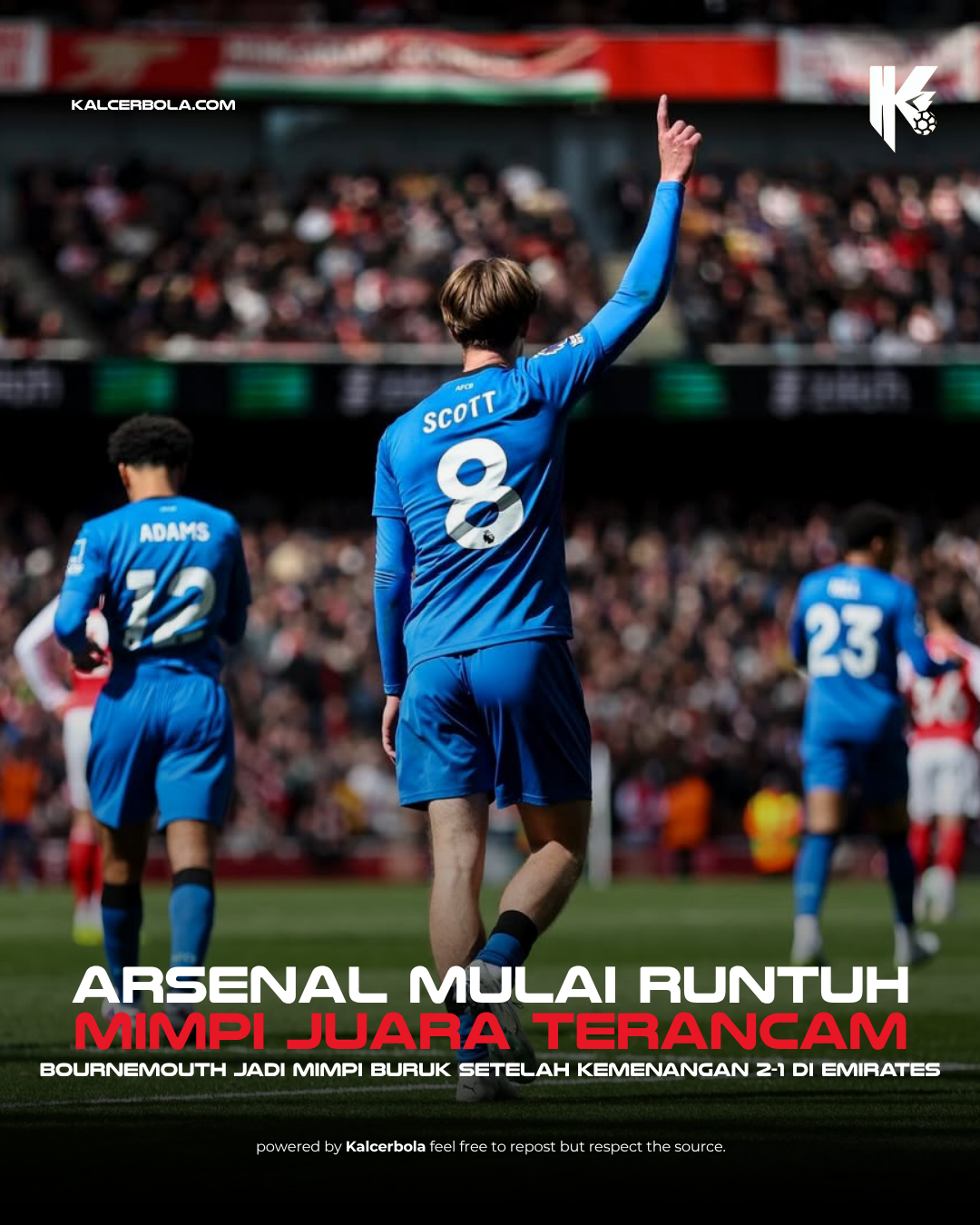 Arsenal Tumbang, Mimpi Juara Terancam