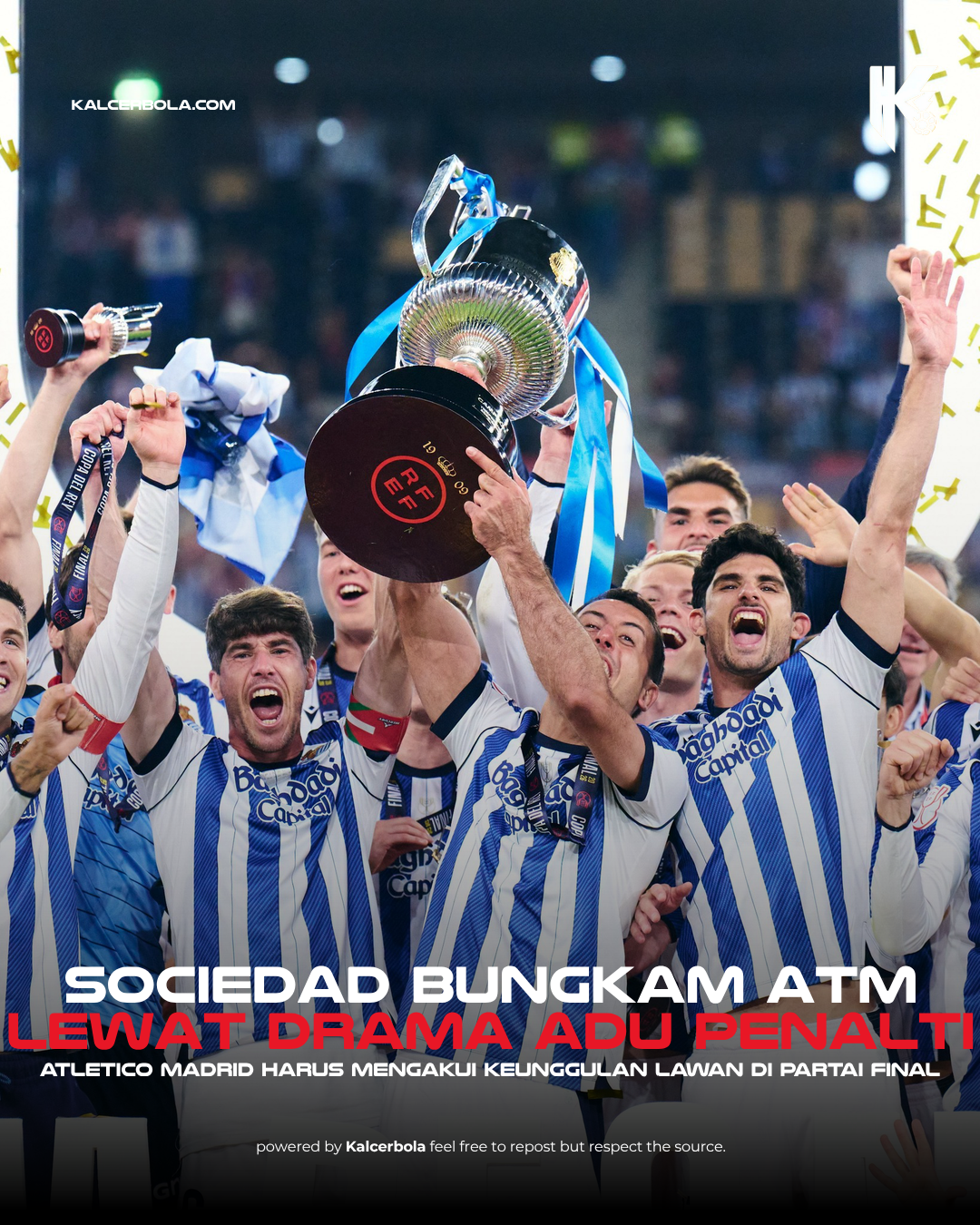 Sociedad Bungkam Atletico Lewat Adu Penalti