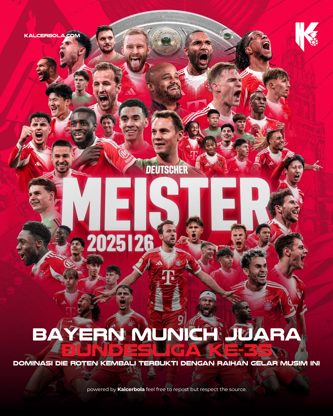 Bayern Juara Bundesliga ke-35