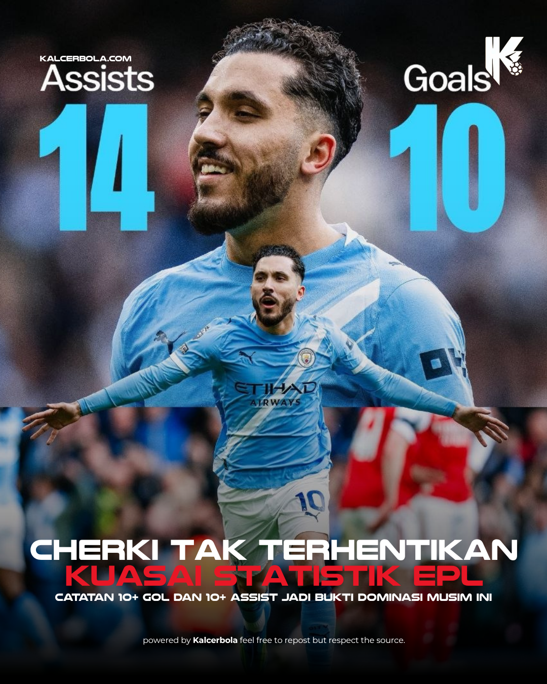 Cherki Kuasai EPL dengan 10+ Gol & Assist
