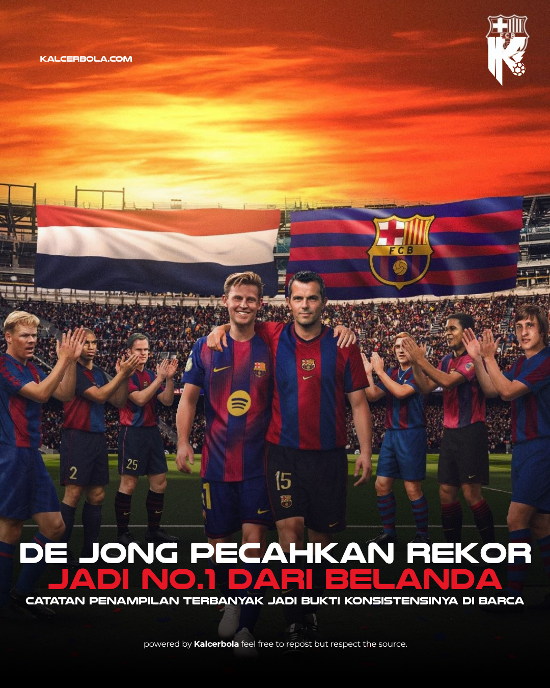 De Jong Jadi Pemain Belanda No.1 di Barca