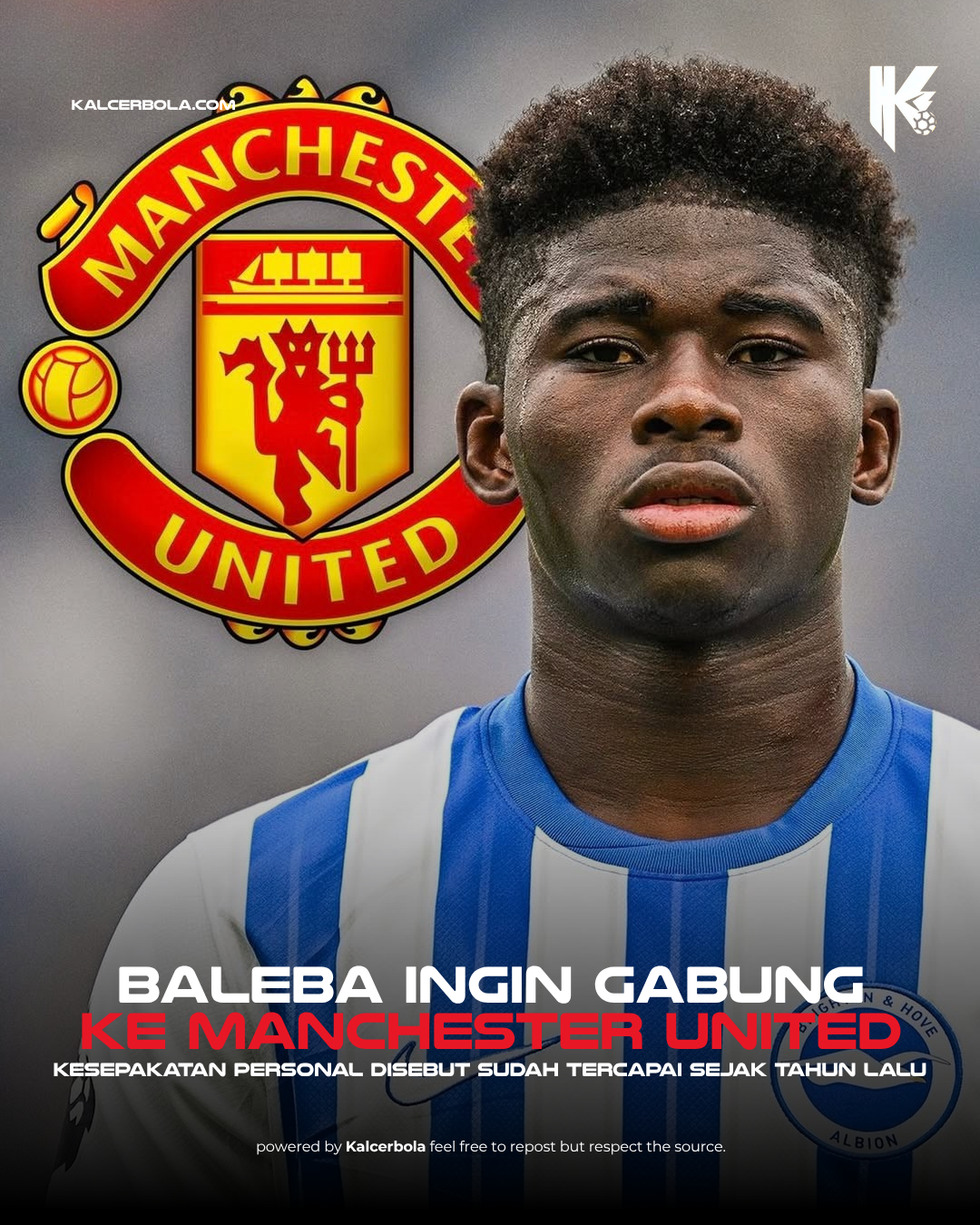 Baleba Ingin Gabung ke Manchester United