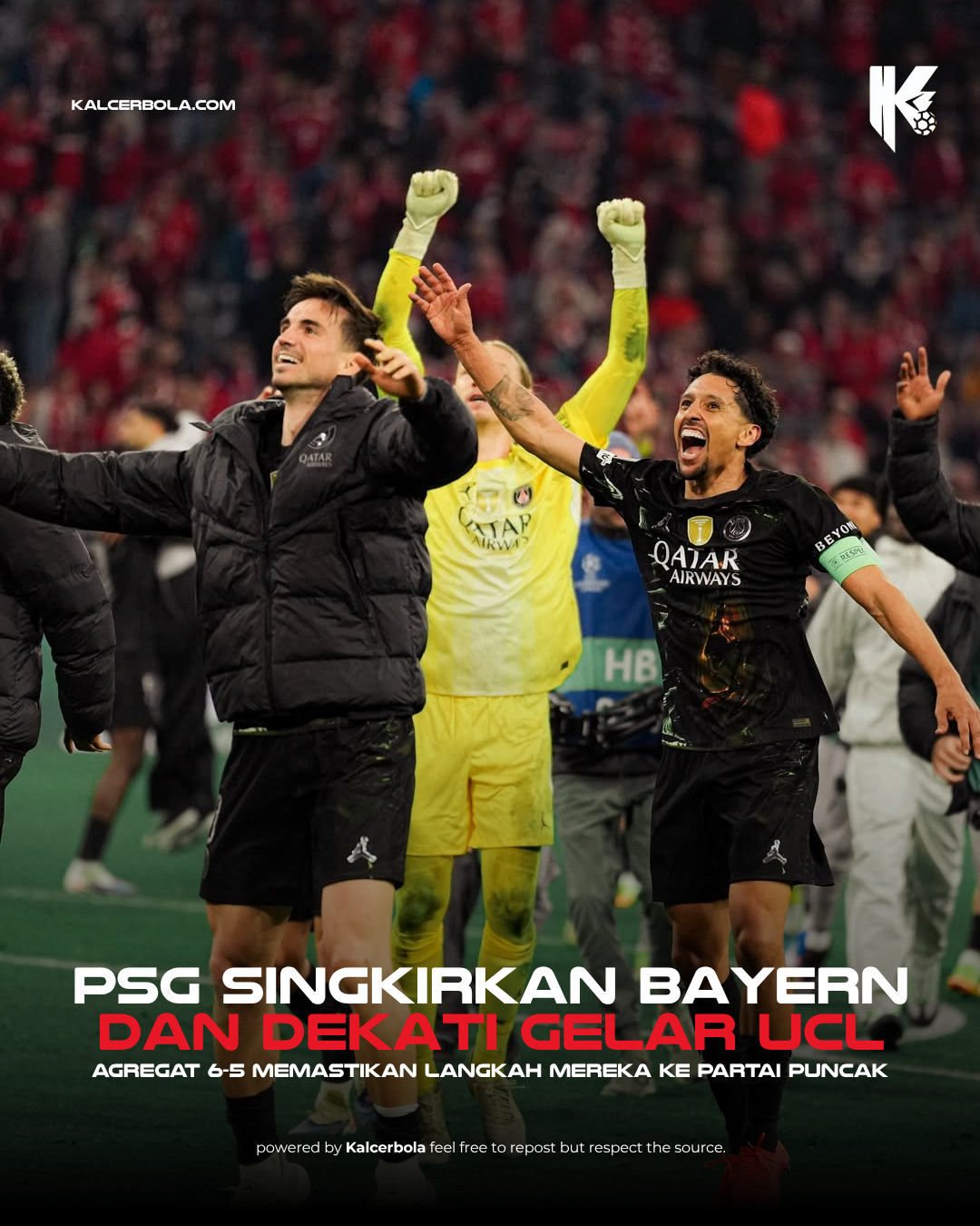 PSG Singkirkan Bayern dan Dekati Gelar UCL