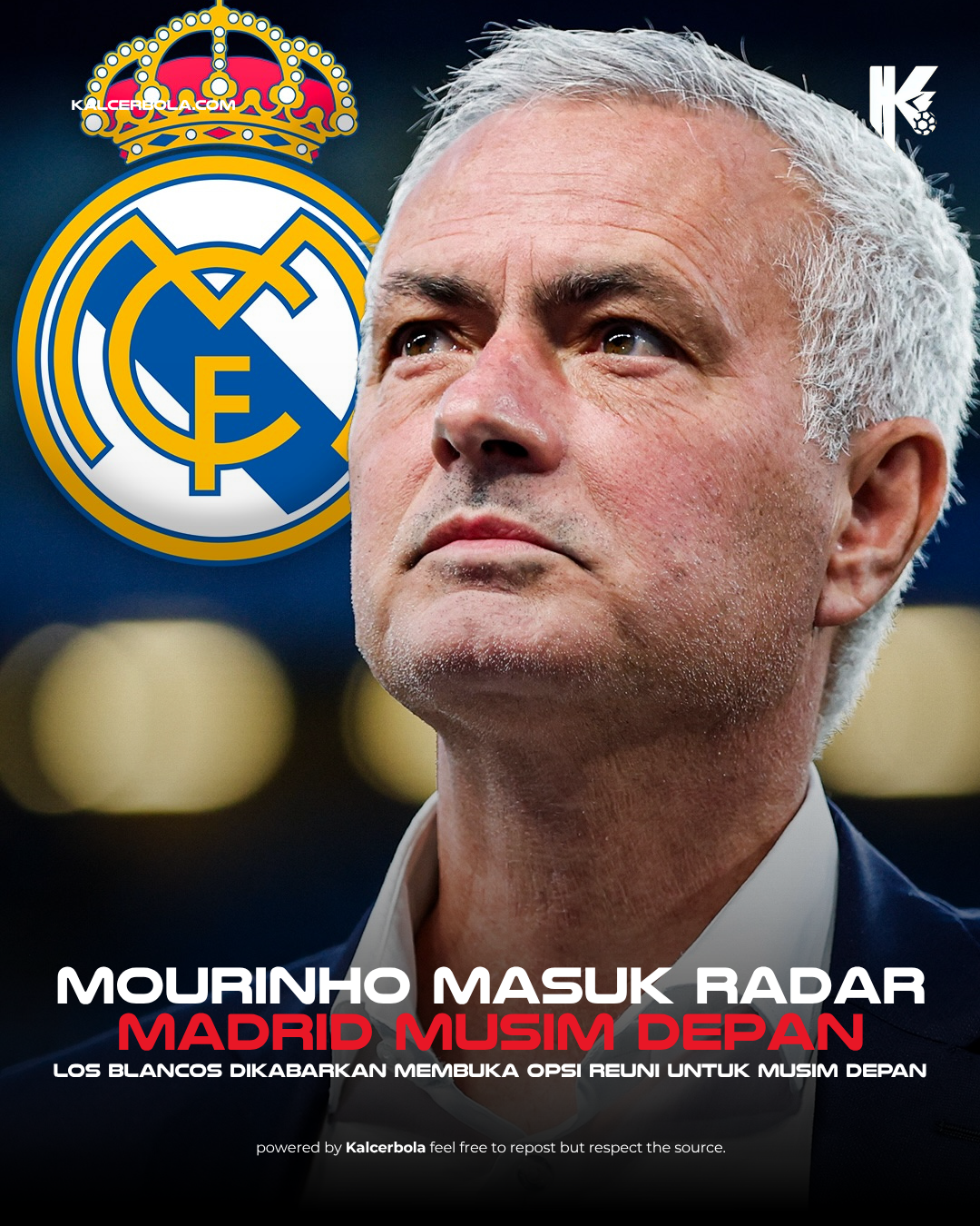 Mourinho Masuk Radar Madrid Musim Depan